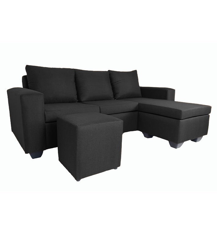 Clif Corner Couch With Foot Stool