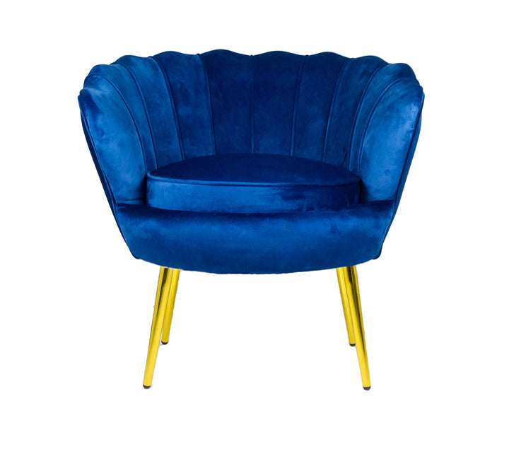 Tulip Single Seater Velvet Couch