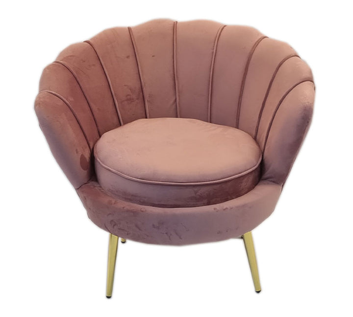 Tulip Single Seater Velvet Couch