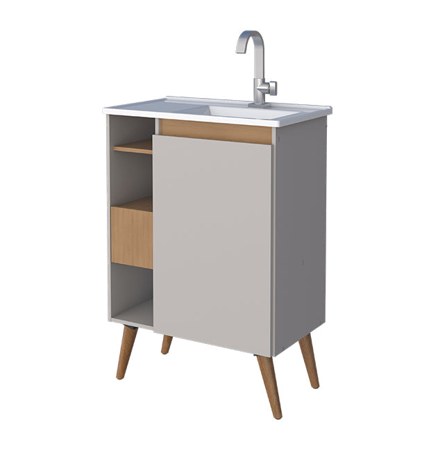 Lotus Bathroom Vanity Freestanding -60cm