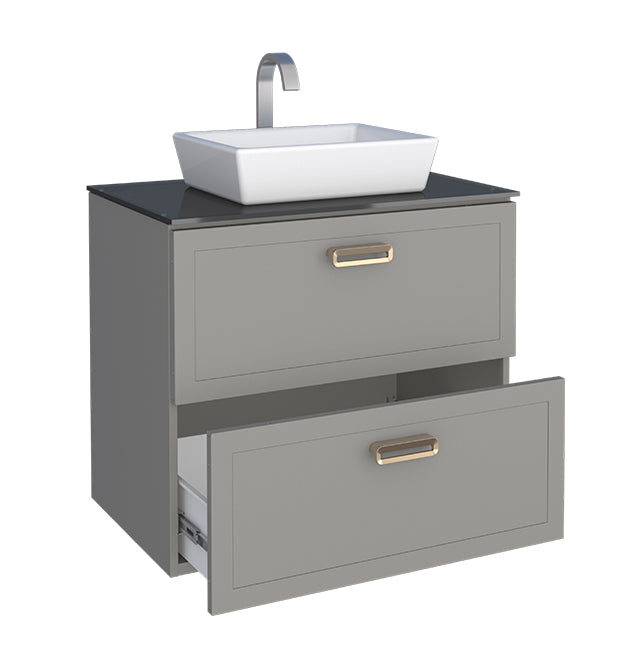 Odin Bathroom Steel Vanity With Prisma Basin