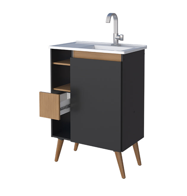 Lotus Bathroom Vanity Freestanding -60cm