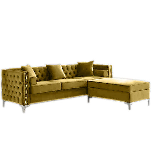 Oxford Corner Chesterfield Reversible Sectional Couch