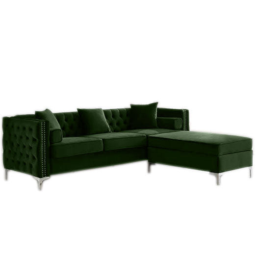 Oxford Corner Chesterfield Reversible Sectional Couch