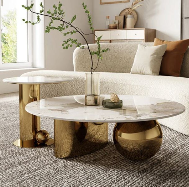 Alina Modern Coffee Table With Side Table