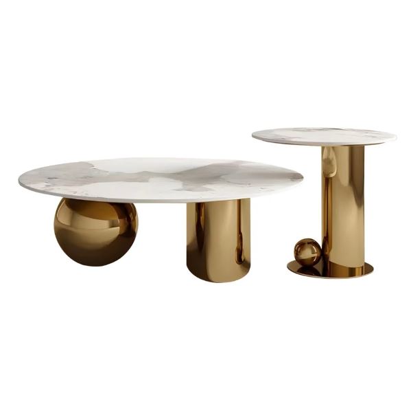 Alina Modern Coffee Table With Side Table