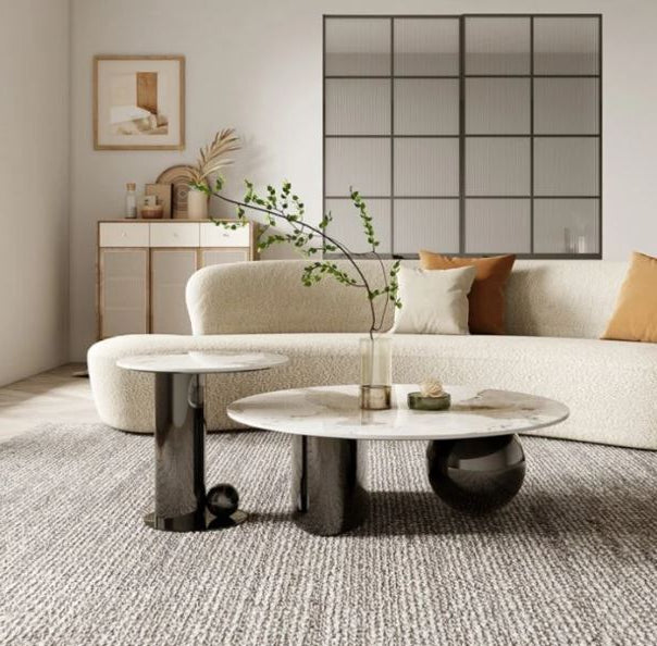 Alina Modern Coffee Table With Side Table