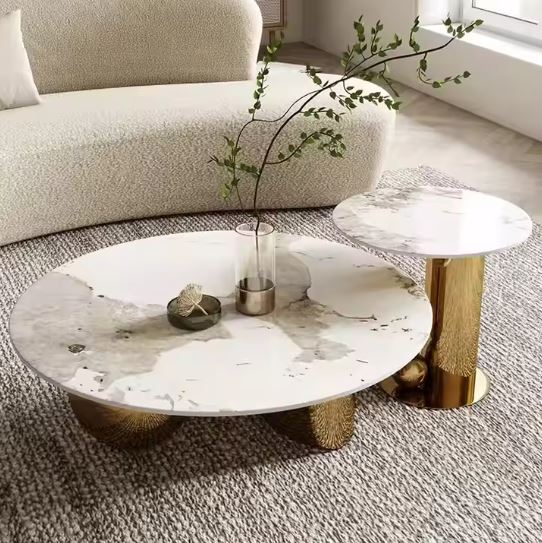 Alina Modern Coffee Table With Side Table