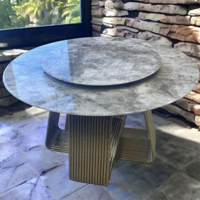 Andriva Luxury Round Marble Dining Table