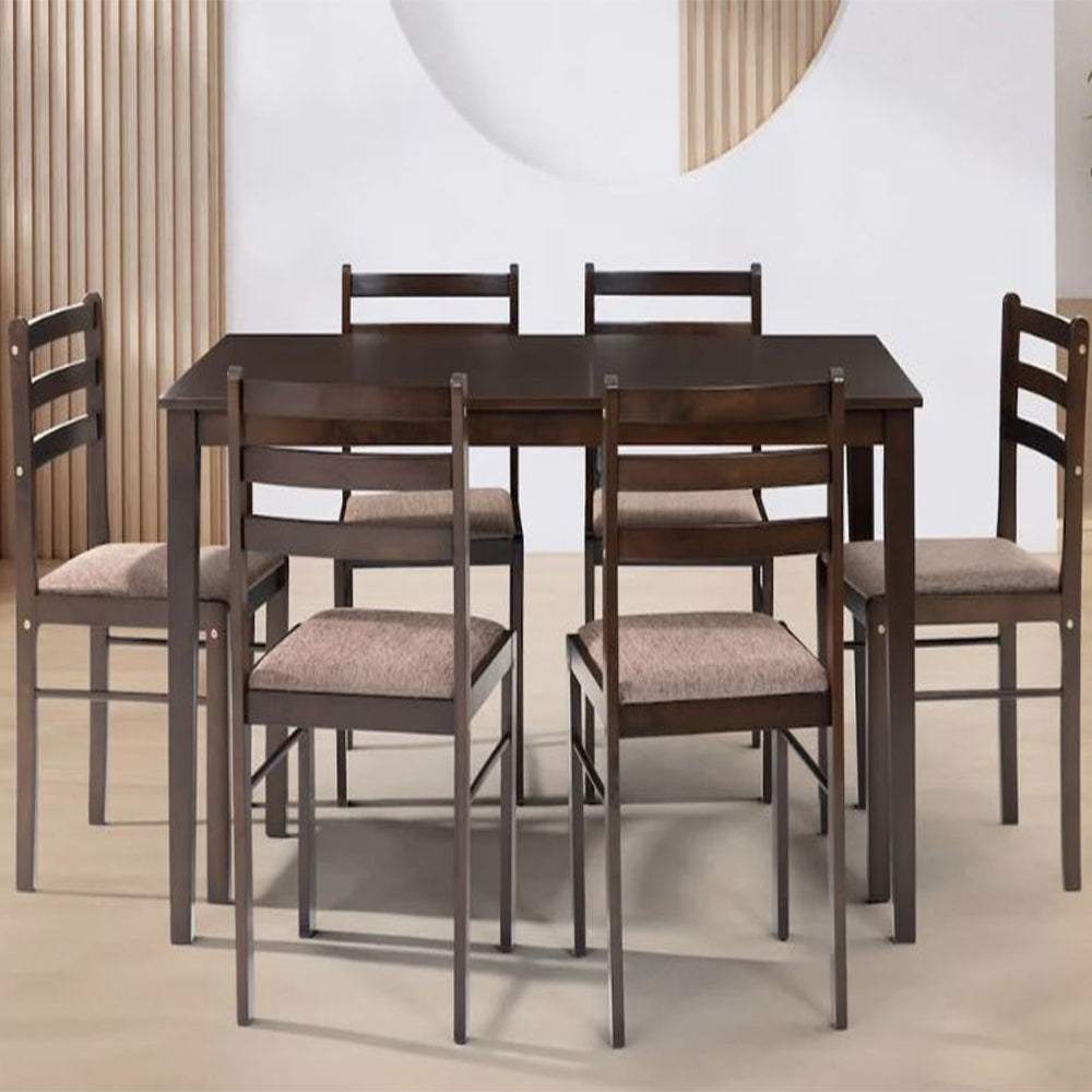 Penelope  7 Piece Dinning Set Cappucino