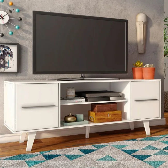 Cian White TV Unit