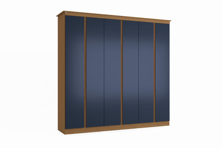 Rada 6 Door Wardrobe Deep Blue