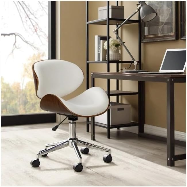 Petronilla Wooden Curved Office Chair