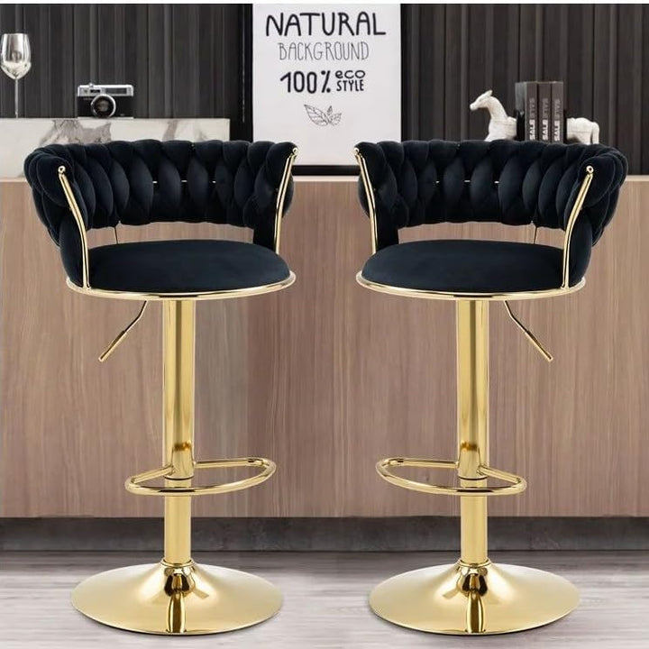 Novah Velvet Bar Stool