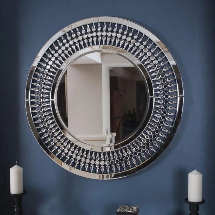 Speerit Silver Round Mirror Only