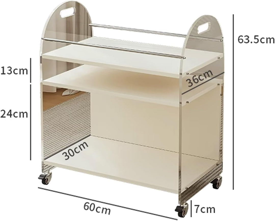 Mila Three-Layer Open Storage Cart