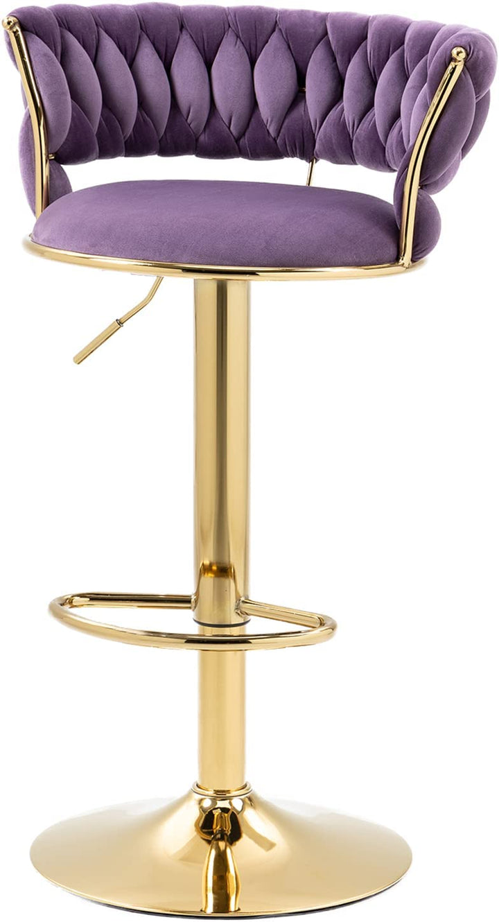 Novah Velvet Bar Stool