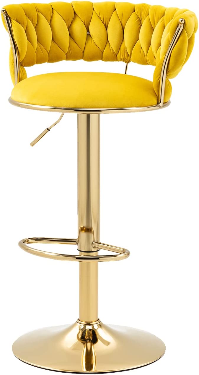 Novah Velvet Bar Stool