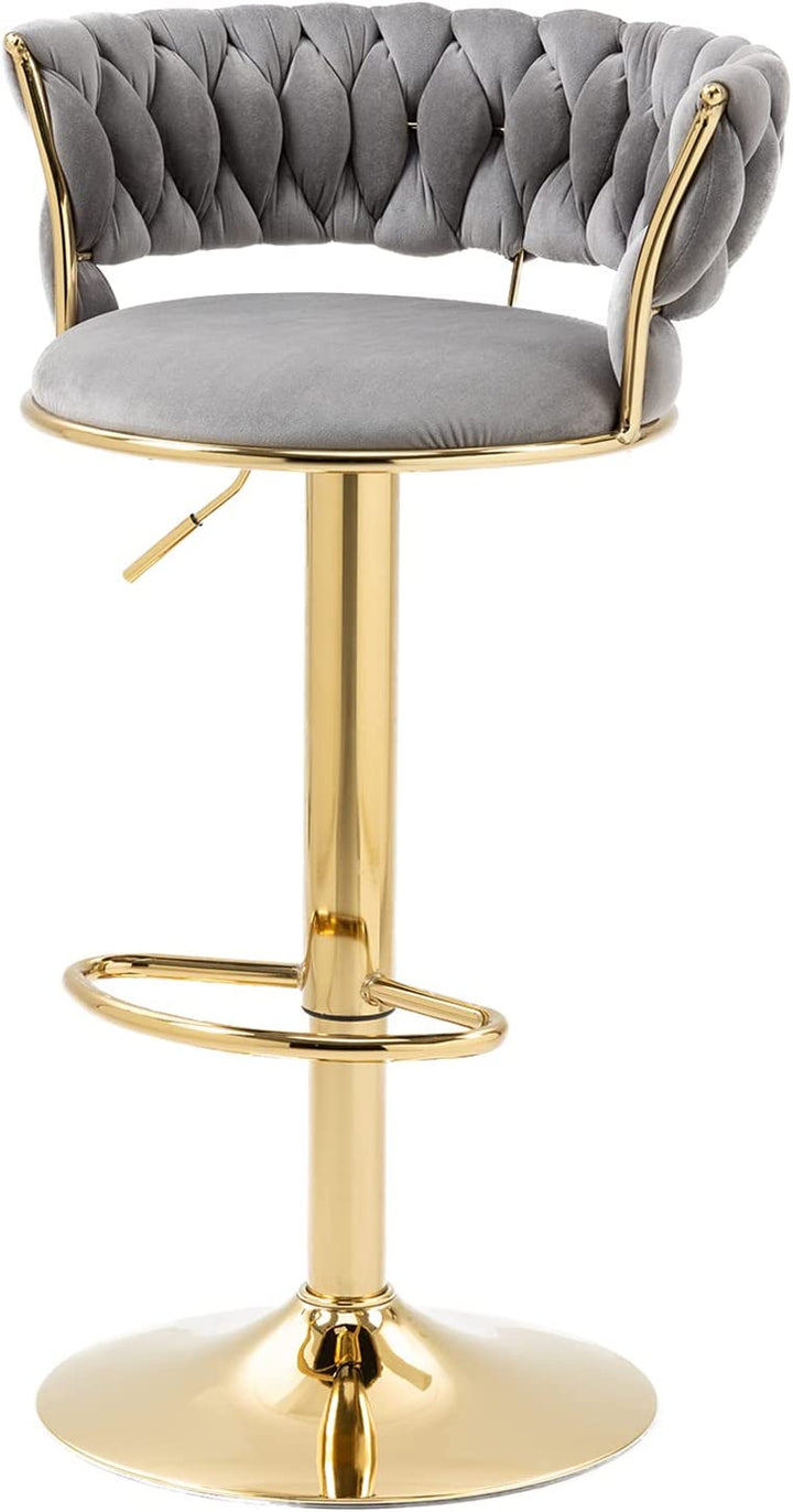 Novah Velvet Bar Stool