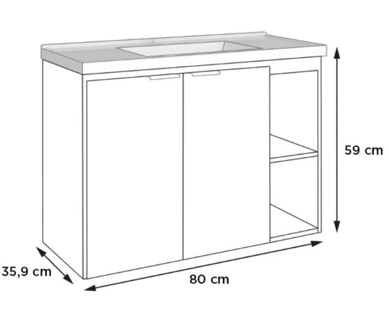 Aster Wooden Bathroom Vanity