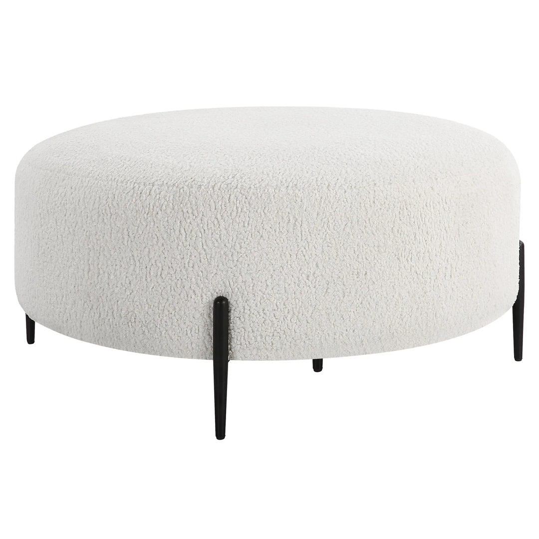 Levi Plush Ottoman