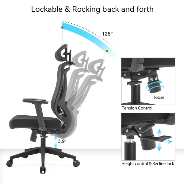 Yurena High Back Ergonomic Office Chair