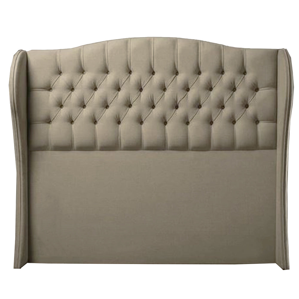 Codie Velvet Buttoned Winged Headboard