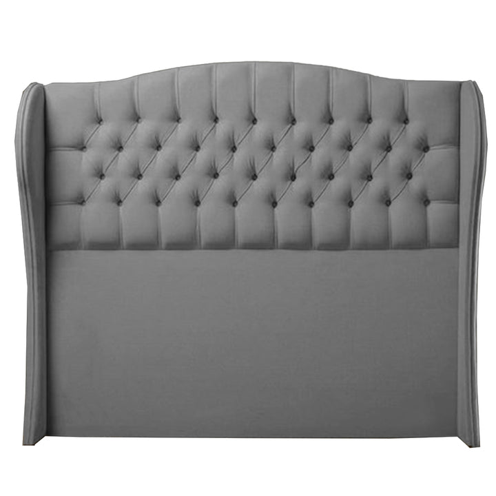 Codie Velvet Buttoned Winged Headboard