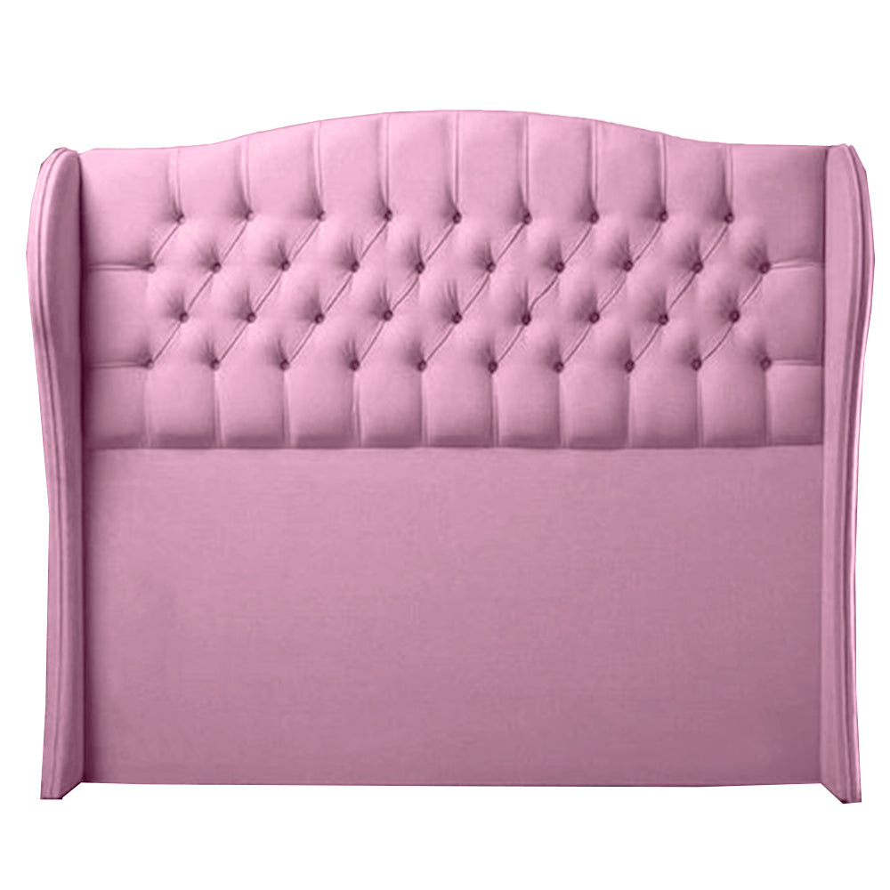 Codie Velvet Buttoned Winged Headboard