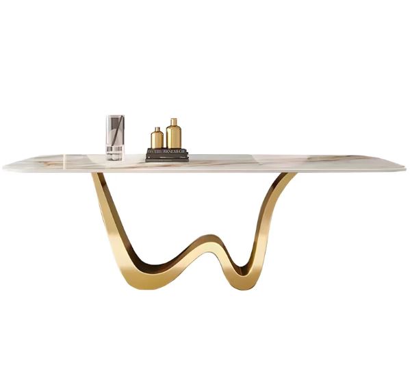 W-Shaped Luxe Dinning Table Only