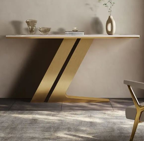 Zeze  Modern Luxury Console Table