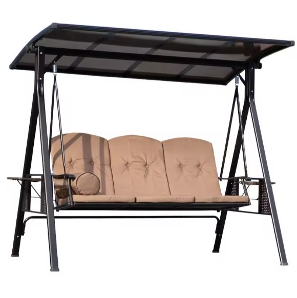 Meredith Outdoor Canopy Swing Bench