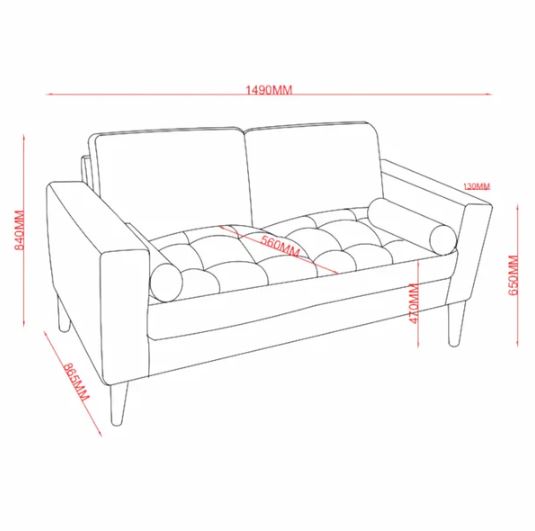 Ginny Two Seater Couch