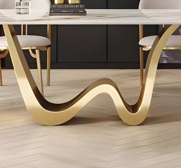 W-Shaped Luxe Dinning Table Only