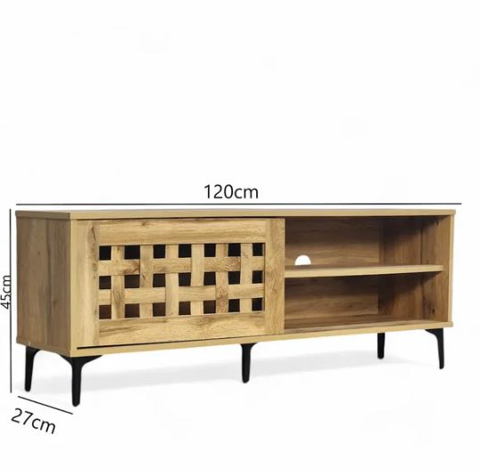 Peggy Oak Plasma Stand