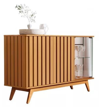 Açai Buffet With 3 Doors And 2 Shelves