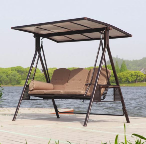 Meredith Outdoor Canopy Swing Bench