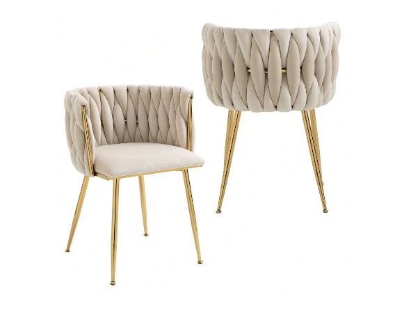 Dove Velvet Dinning Chairs