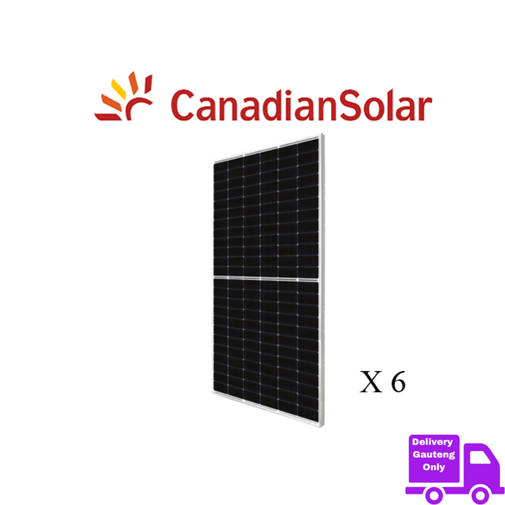 6 x Canadian Solar Panel 600W