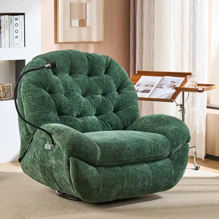 Sidney Fluff  Massage Recliner Chair