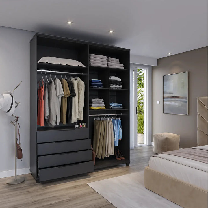 Allen 4 Door Wardrobe