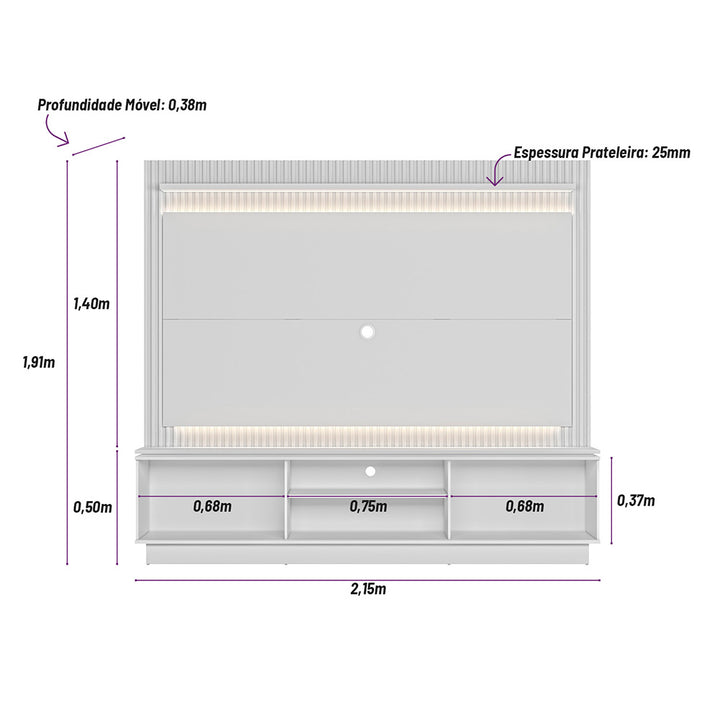 Home Guararapes Wall Plasma Stand