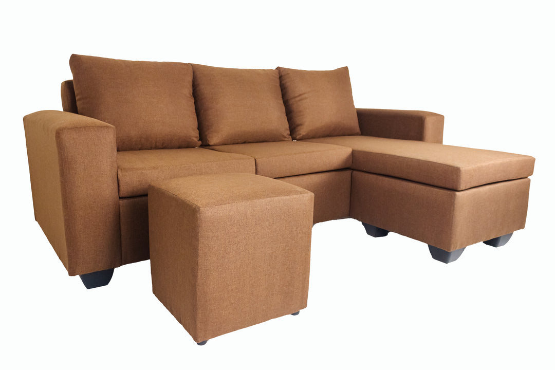 Clif Corner Couch With Foot Stool