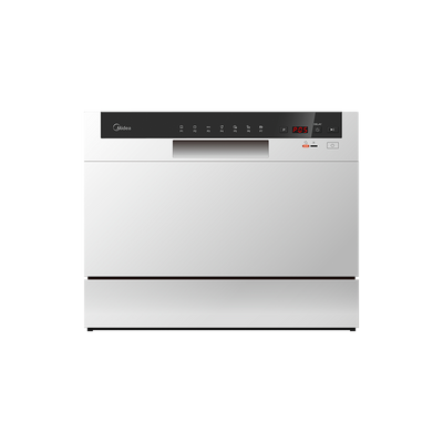 Midea 6 Place Counter Top Dishwasher white