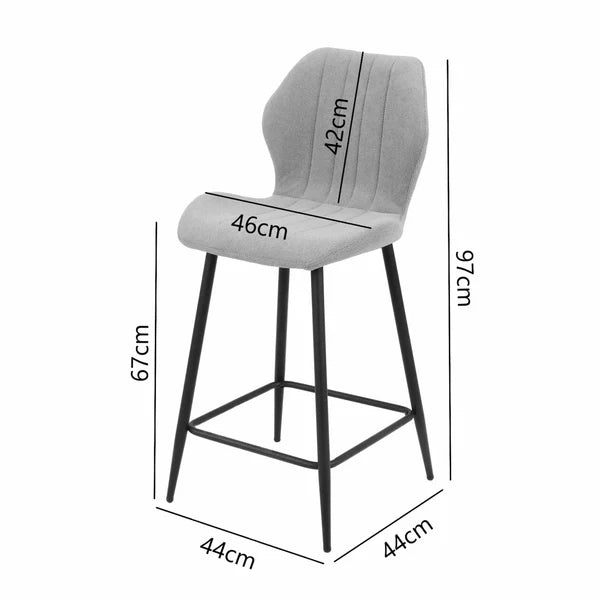 Nordic Bar Stool Set Of 2