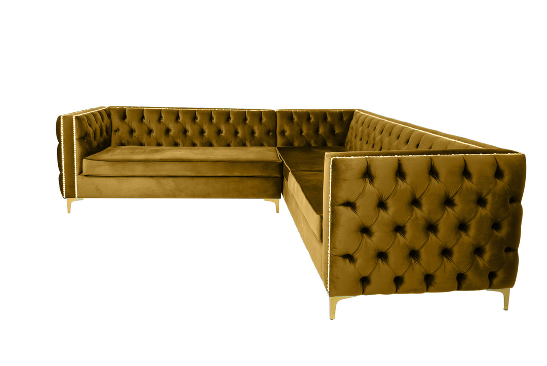 Oxford Chesterfield Corner Couch