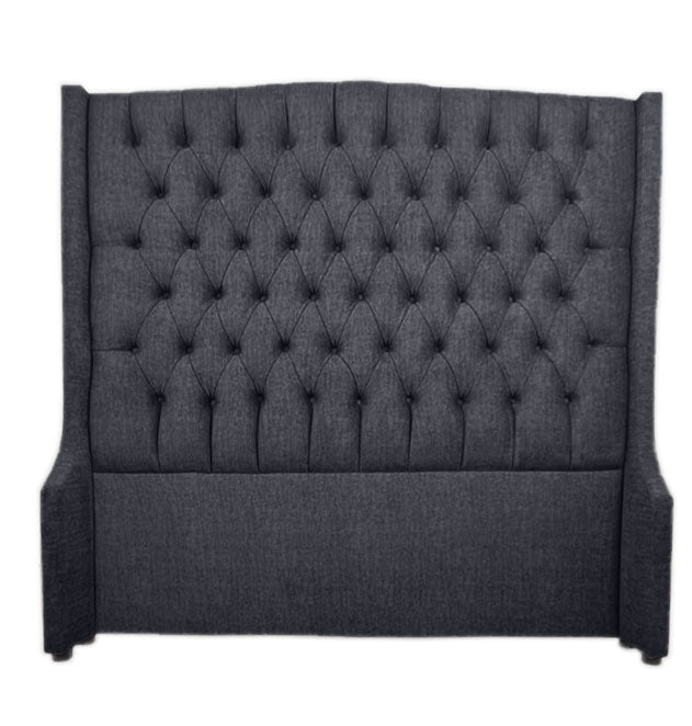 Reya Buttoned Wing Headboard