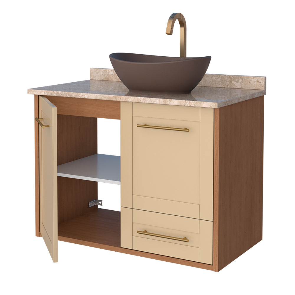 Petunia  Bathroom Vanity With Bali Basin