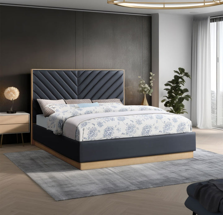 Rhea Bed Frame Sleigh Bed