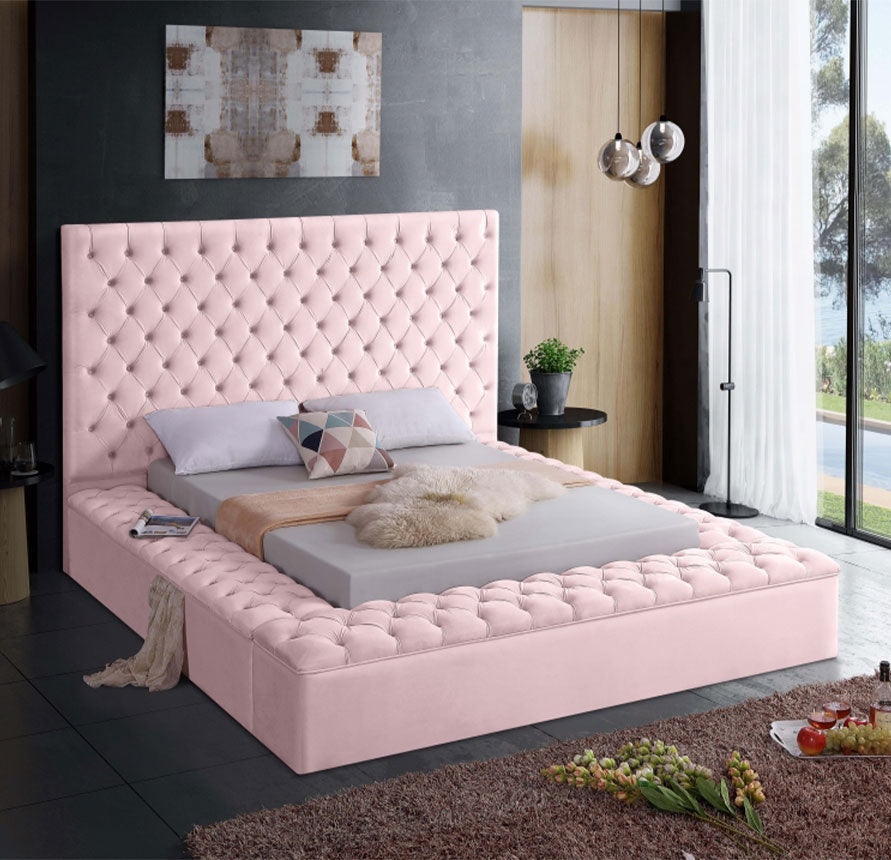 Sadie Storage Bed Frame Sleigh Bed